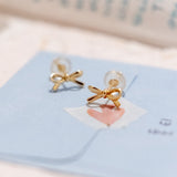 Mini Coquette Bow (14kt) Earrings