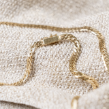 2.7mm Flat Snake Herringbone (14kt) Chain