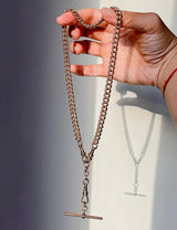15in Antique Curb Watch (9kt) Chain