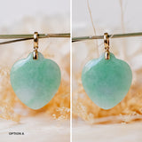 The Heritage Jade Heart Charm