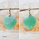 The Heritage Jade Heart Charm