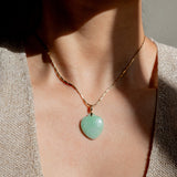 The Heritage Jade Heart Charm
