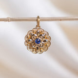 Cobalt Blue Spinel New Beginnings Mooncake Charm