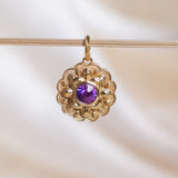 Purple Sapphire New Beginnings Mooncake Charm