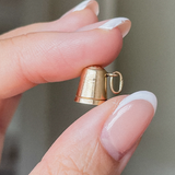 Tiny Thimble (14kt) Charm