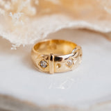 Old Mine Cut Antique Buckle (18kt) Ring