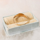 Star set rough cut diamond (10kt) Baby Ring