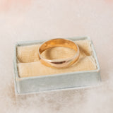 Star set blue stone and seed pearl (10kt) Pinky Ring