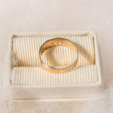 Ostby Barton blue stone and seed pearl (10kt) Baby Ring