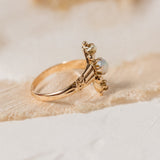 RESERVED FOR A | Opal and seed pearl (10kt) Pinky Ring