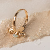 RESERVED FOR A | Opal and seed pearl (10kt) Pinky Ring