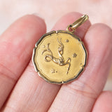 Vintage Capricorn (18kt) Zodiac Charm