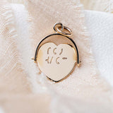 'I Love You' Heart Spinner (9kt) Charm