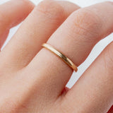 Classic 2mm 'Keepsake' (14kt) Ring