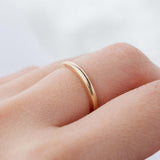 Classic 2mm 'Keepsake' (14kt) Ring