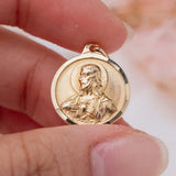 Mary and Jesus double-sided (14kt) Charm