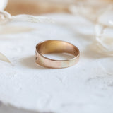 RESERVED | Petite Pearl and Floral Ostby Barton (10kt) Pinky Ring