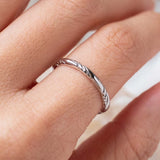 Twist Rope (9kt) Ring