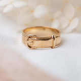 Vintage Belt Buckle (9kt) Ring