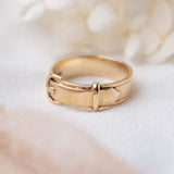 Vintage Belt Buckle (9kt) Ring