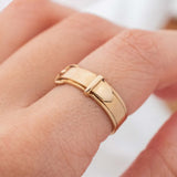 Vintage Belt Buckle (9kt) Ring