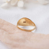 'FR' Signet Pinky (14kt) Ring