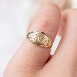 'FR' Signet Pinky (14kt) Ring