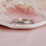 Time worn Chevron '2.22.22' (18kt) Ring