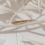 RESERVED | Swirl and milgrain edge Eternity (14kt) Ring