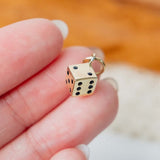 Mini Lucky Dice (14kt) Charm