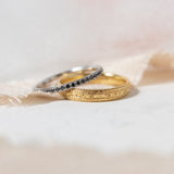 RESERVED FOR L | 'Mauboussin' Black Diamond Eternity (18kt) Ring