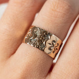RESERVED FOR M | Puffy Victorian Cigar (10kt) Ring