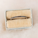 RESERVED FOR L | 'Mauboussin' Black Diamond Eternity (18kt) Ring