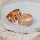 Antique 'Mizpah' Cigar (10kt) Band