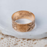 Antique 'Mizpah' Cigar (10kt) Band