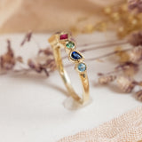 Dancing 'Dearest' (9kt) Ring