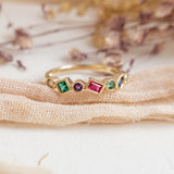 Dancing 'Dearest' (9kt) Ring