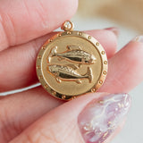 Pisces Zodiac (9kt) Pendant