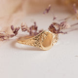 Foliage Vintage Signet (9kt) Ring