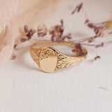 Foliage Vintage Signet (9kt) Ring