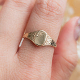 Foliage Vintage Signet (9kt) Ring