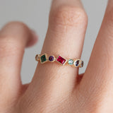 Dancing 'Dearest' (9kt) Ring