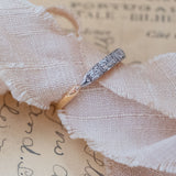 RESERVED FOR I | Old Cut Diamond (18kt) Band