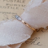 RESERVED FOR I | Old Cut Diamond (18kt) Band