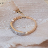 RESERVED FOR I | Old Cut Diamond (18kt) Band