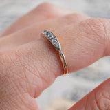 RESERVED FOR I | Old Cut Diamond (18kt) Band