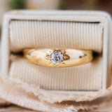 Star set Old Cut Diamond (18kt) Ring