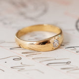 Star set Old Cut Diamond (18kt) Ring