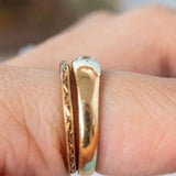 Star set Old Cut Diamond (18kt) Ring