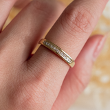 Princess Cut Diamond (18kt, 0.22ct) Ring